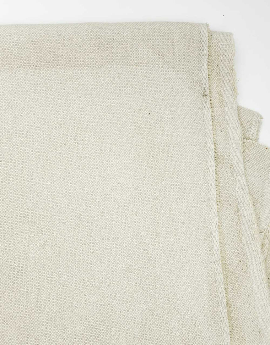 Natural Brushed Cotton Canvas Fabric