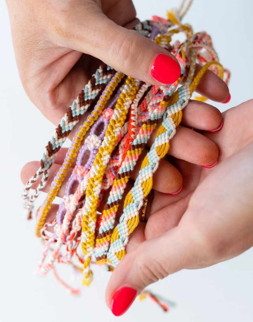 Friendship Bracelet Kit, Cotton Clara