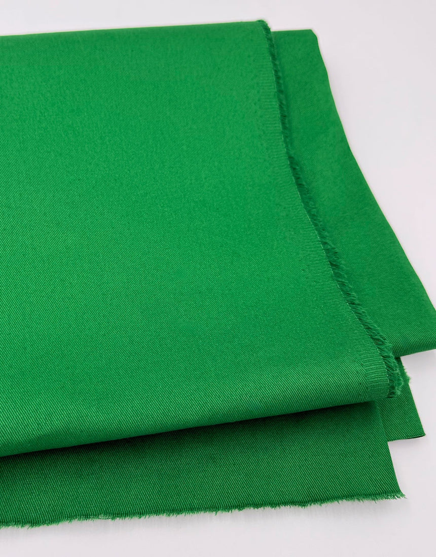 Emerald Green Cotton Drill Fabric
