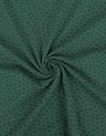 Petrol Green Dotty Cotton Jersey Fabric