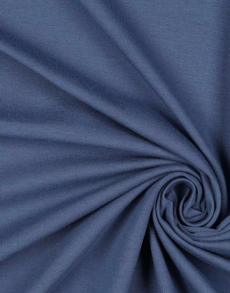 Indigo Organic Cotton Jersey Fabric