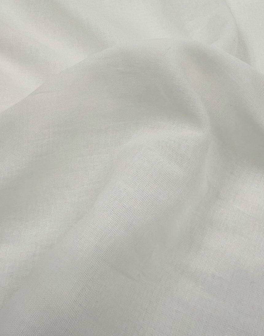 White Cotton Muslin Fabric