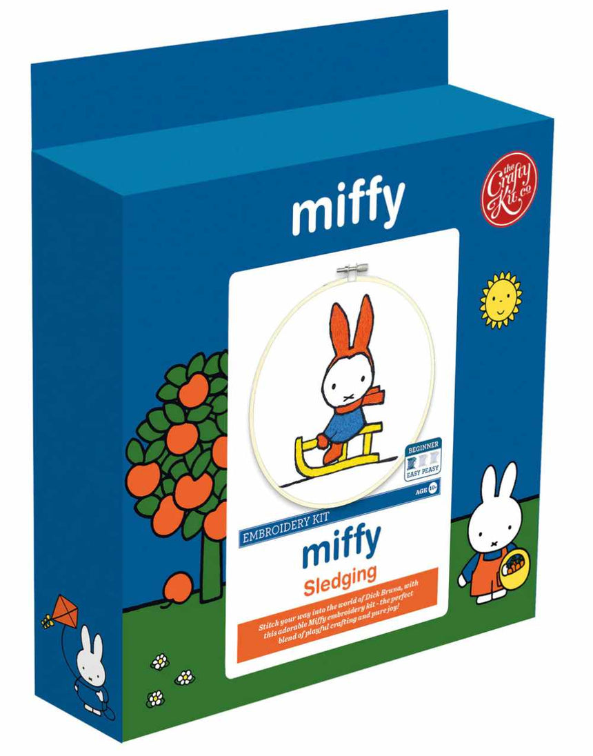 Miffy Embroidery Kit, Crafty Kit Company