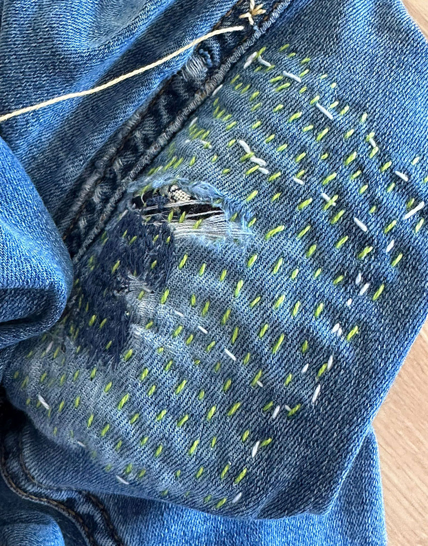 Stitching & Visible Mending, Boro & Sashiko Workshop | Half Day | Chichester Sewing Courses