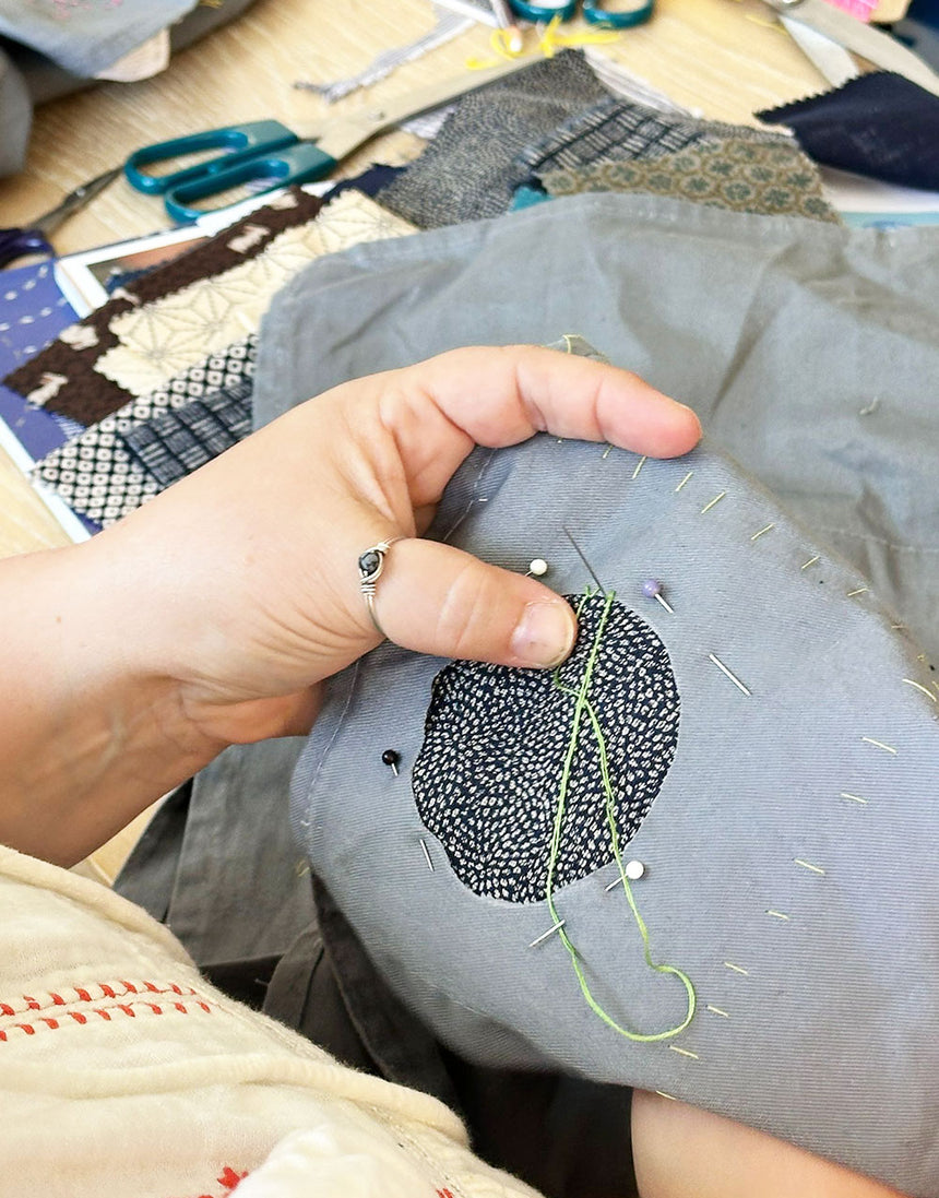 Stitching & Visible Mending, Boro & Sashiko Workshop | Half Day | Chichester Sewing Courses