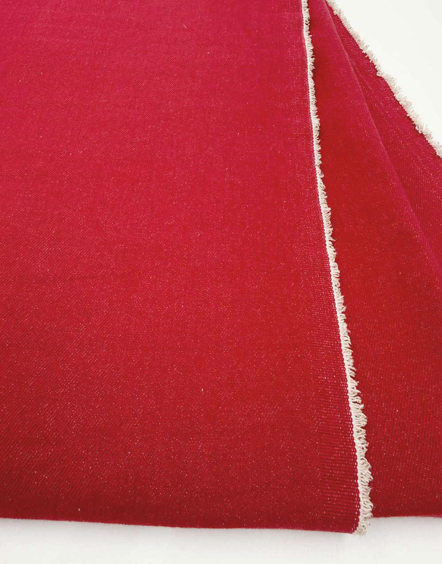 Foundry Denim Collection - Tomato Red Washed Denim