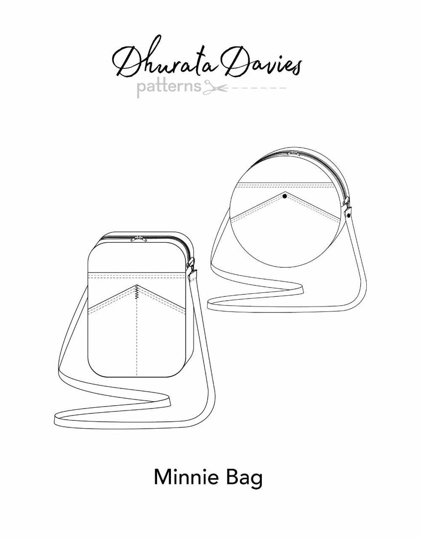 Dhurata Davies Bags & Accessories Minnie Bag Sewing Pattern, Dhurata Davies 15678