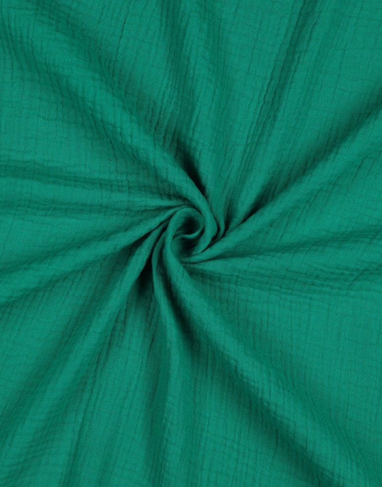 Green Organic Cotton Double Gauze Fabric