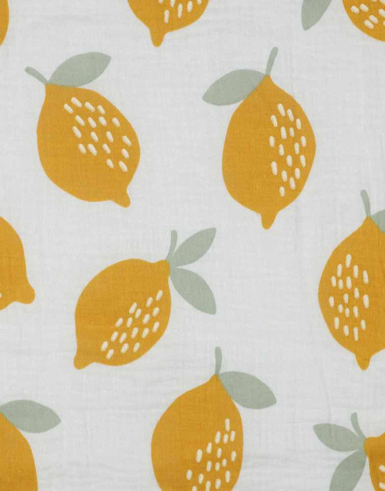 Lemon Double Gauze Fabric