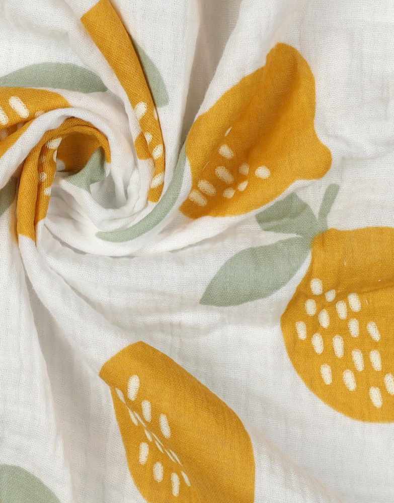 Lemon Double Gauze Fabric