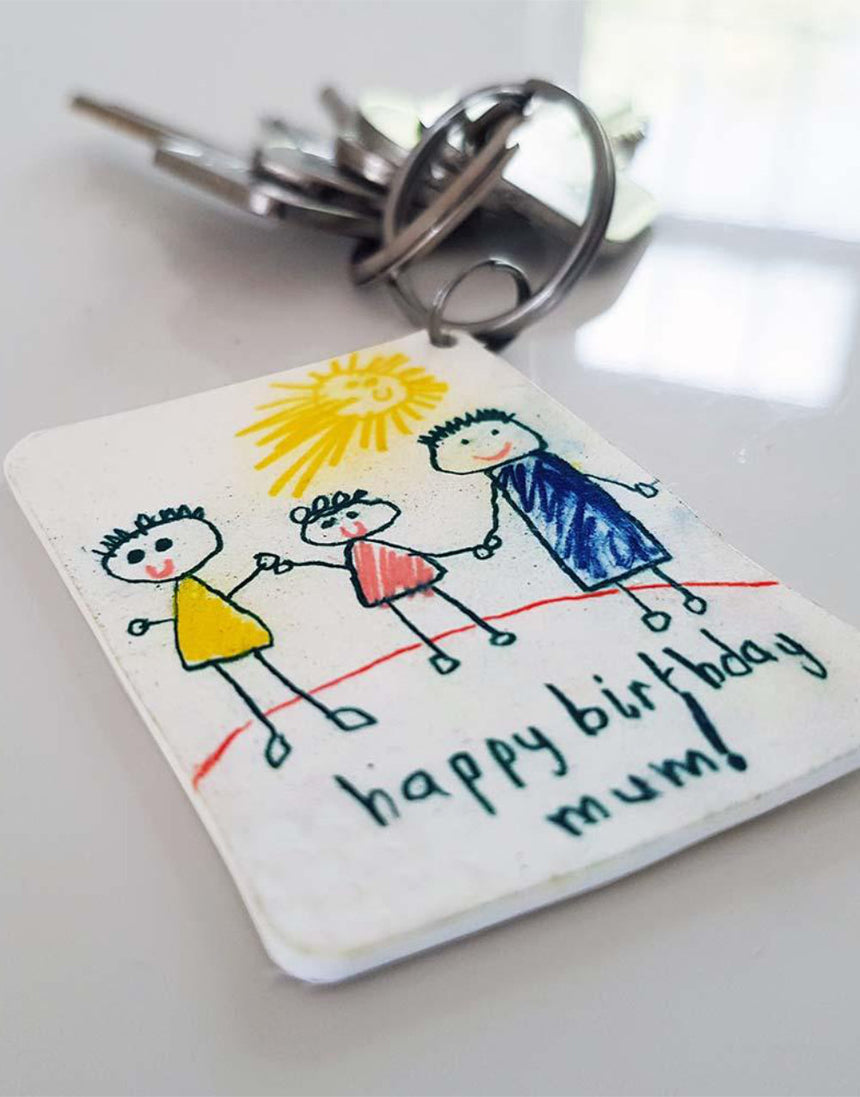Drawing Shrink Keyring Kit, Pikkii