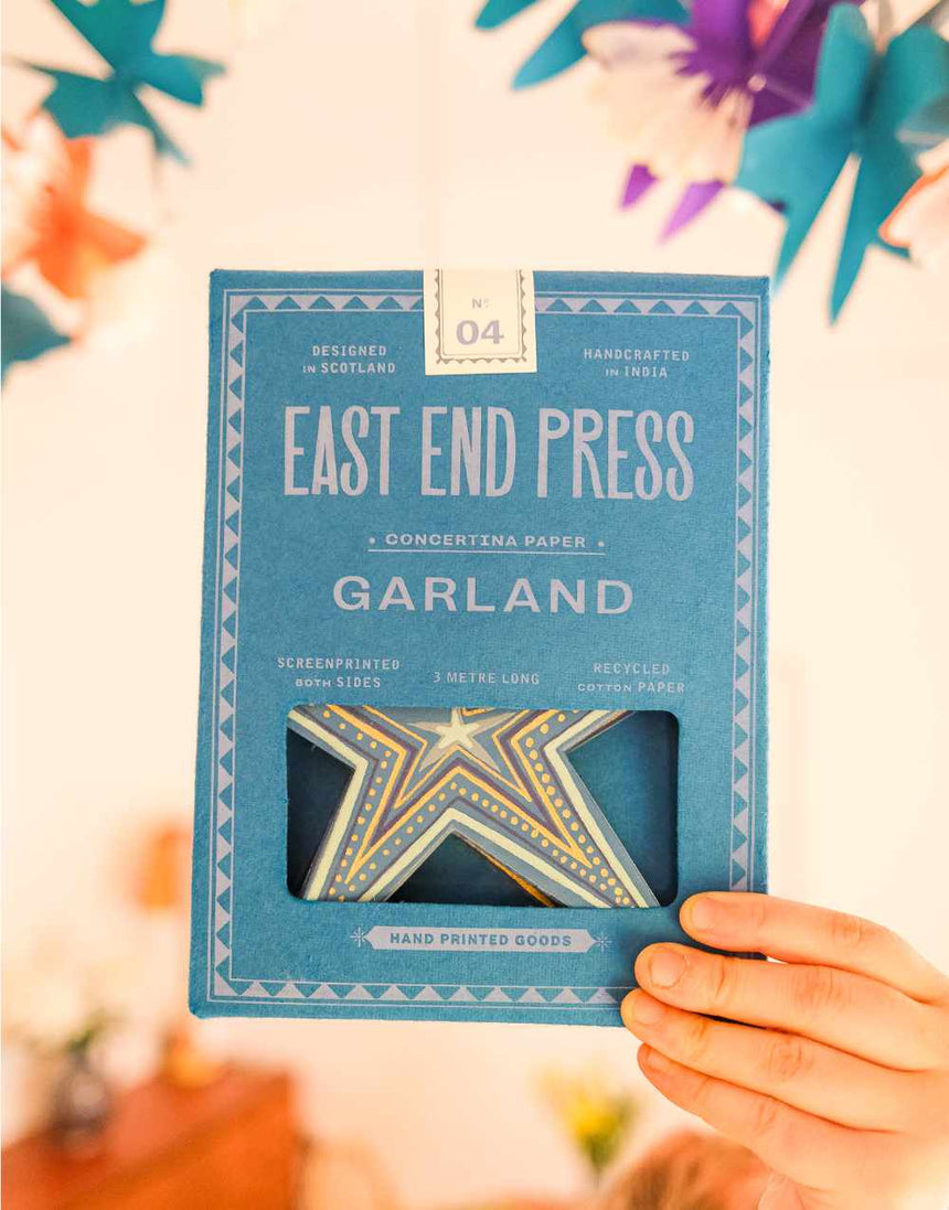 Star Concertina Garland, East End Press