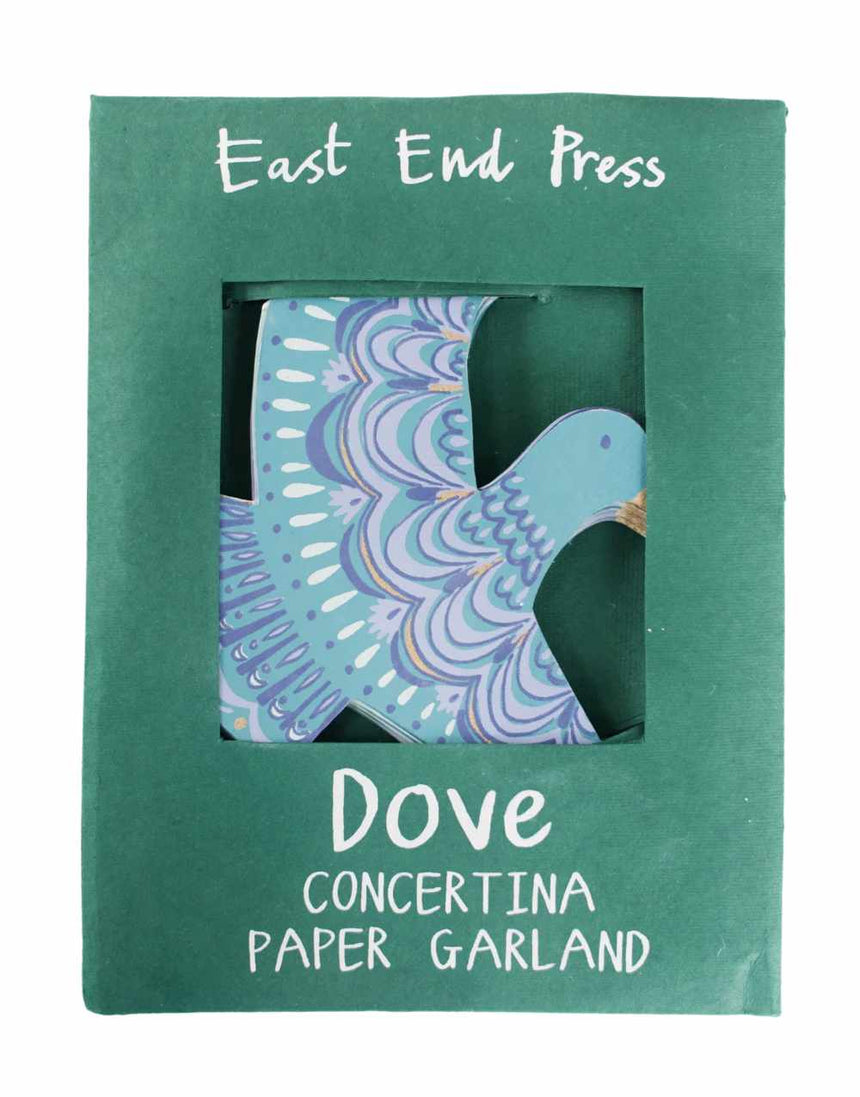 Doves of Peace Concertina Garland, East End Press