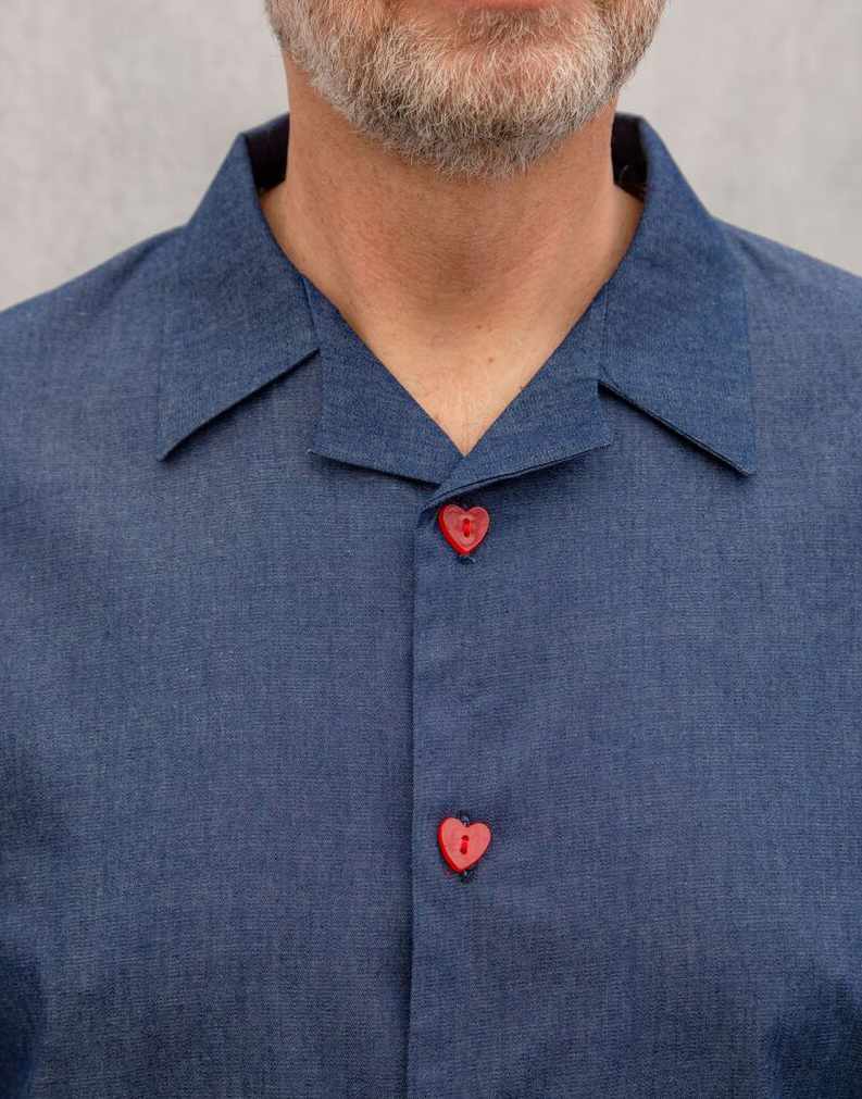 Tony Men's Shirt Sewing Pattern, Emporia Patterns