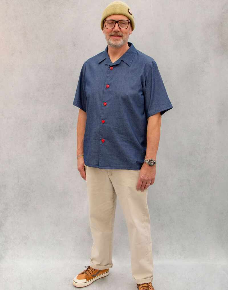 Tony Men's Shirt Sewing Pattern, Emporia Patterns