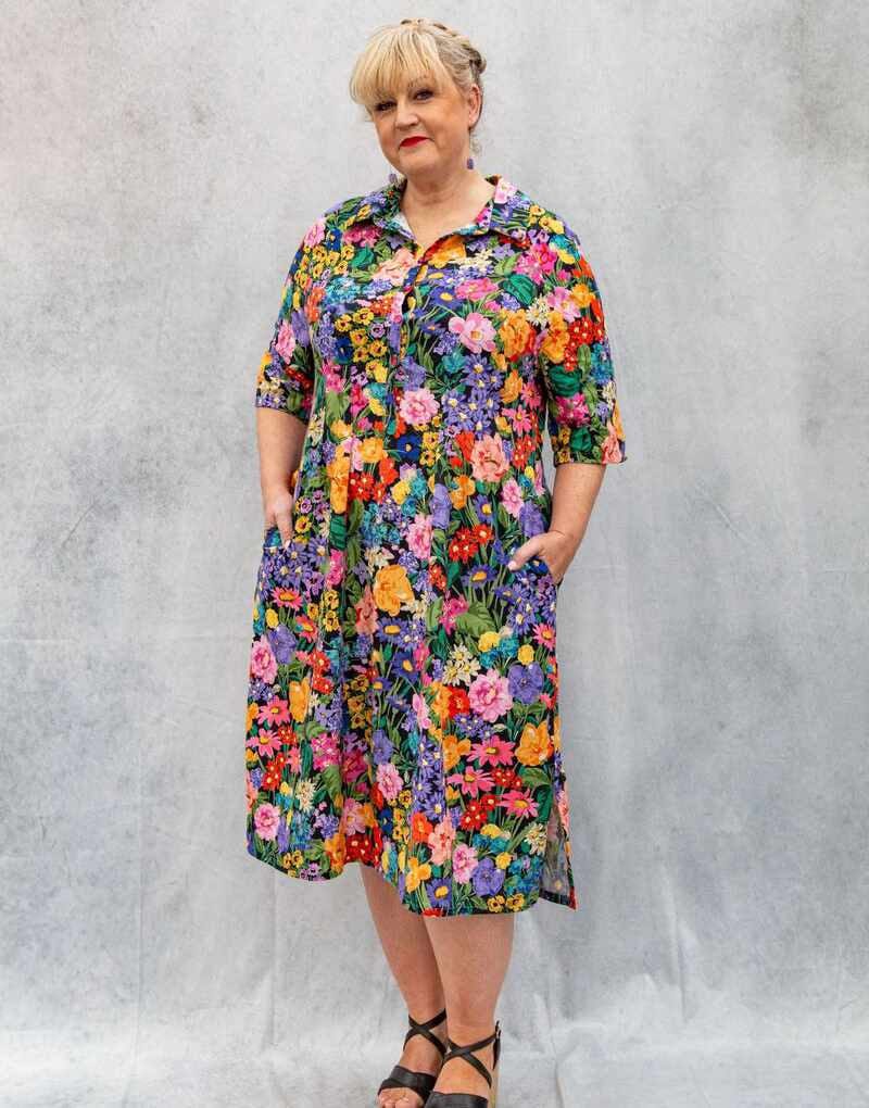 Zoe Shirt Dress Sewing Pattern, Emporia Patterns