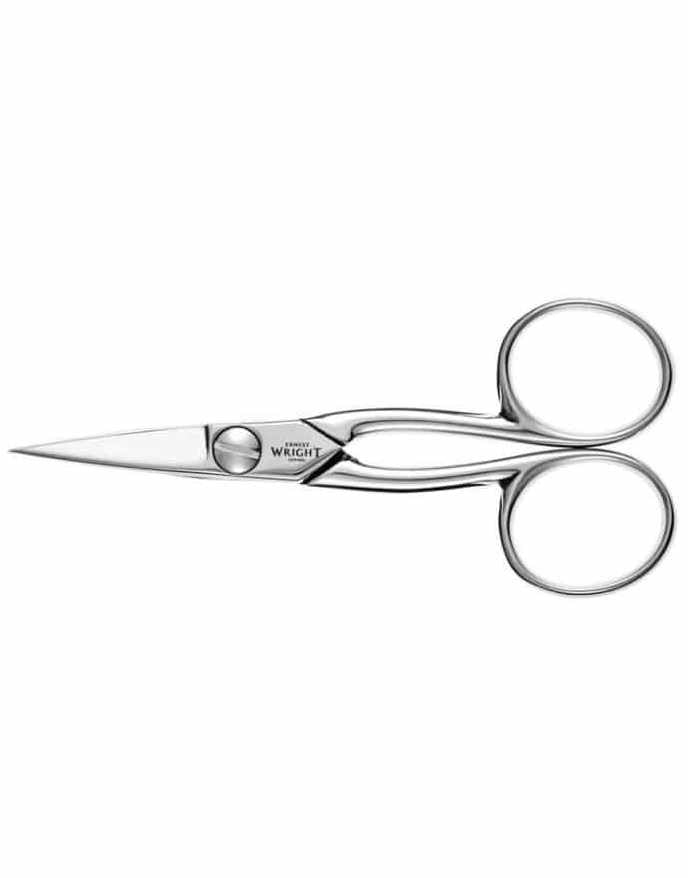 4" Print Embroidery Scissors, Ernest Wright