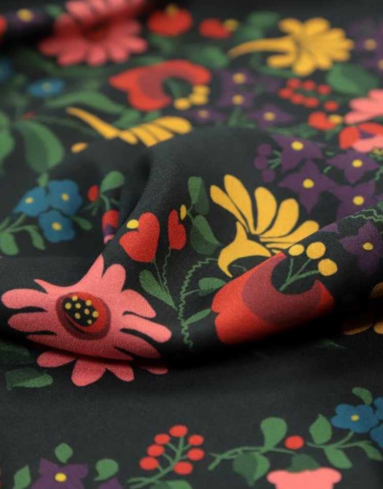 Joni EcoVero Viscose Crepe Fabric