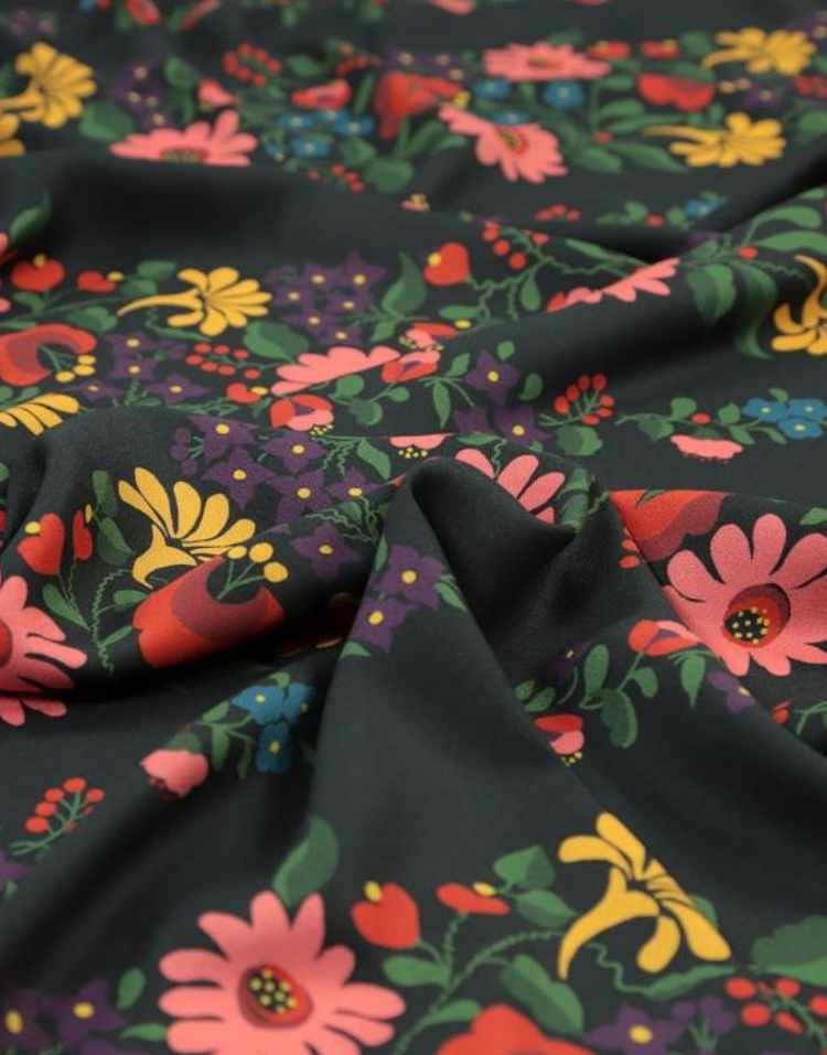 Joni EcoVero Viscose Crepe Fabric