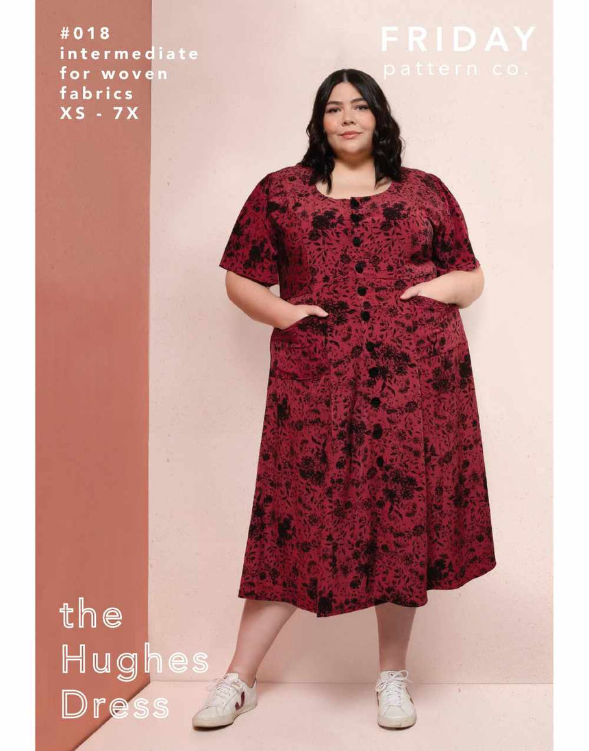 The Hughes Dress Sewing Pattern, Friday Pattern Company