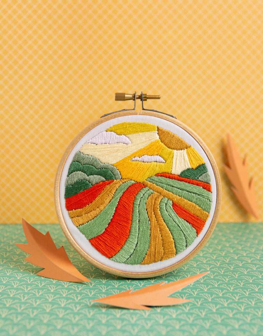 Harvest Time Mini Embroidery Kit, Hawthorn Handmade