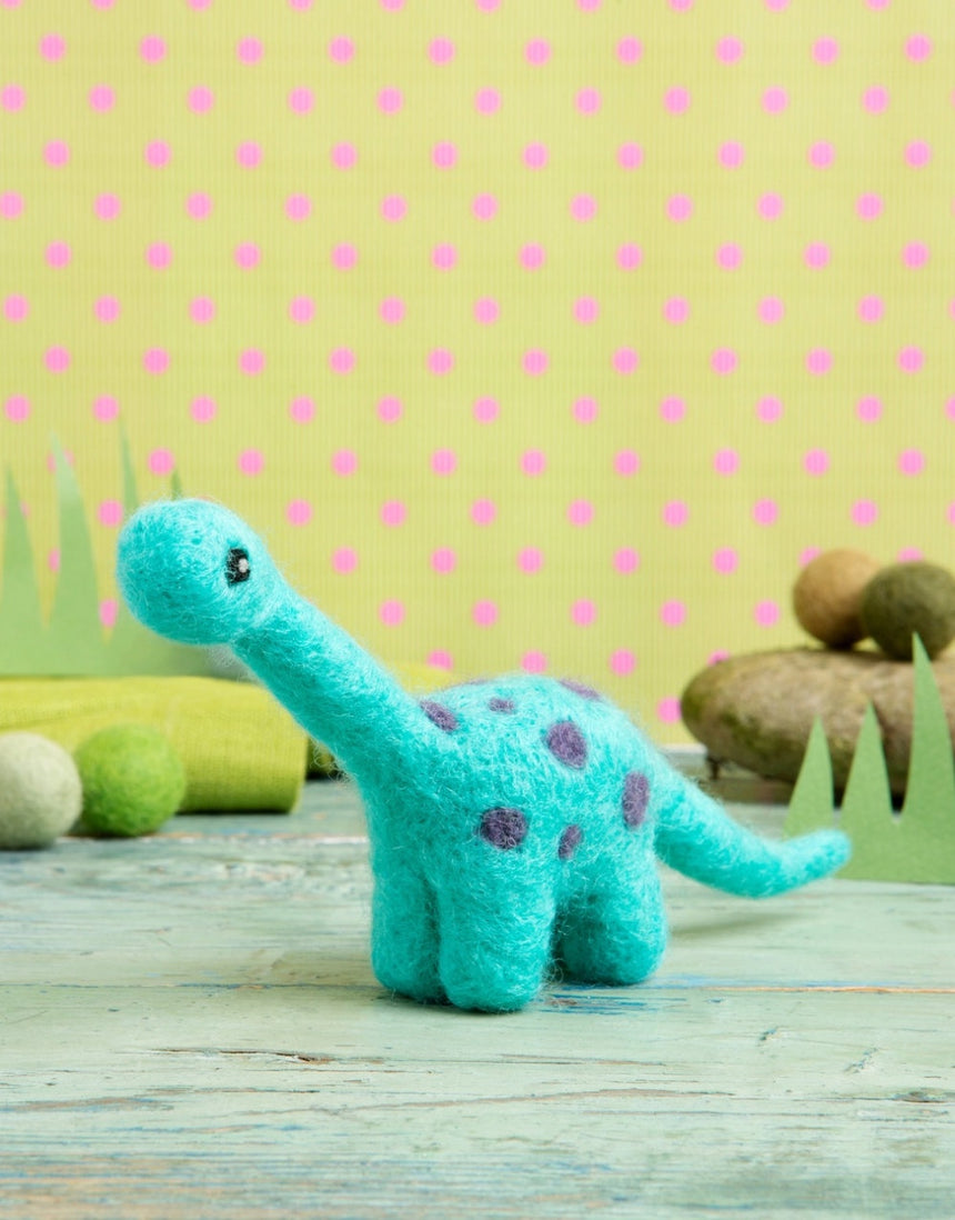 Diplodocus Mini Needle Felting Kit, Hawthorn Handmade