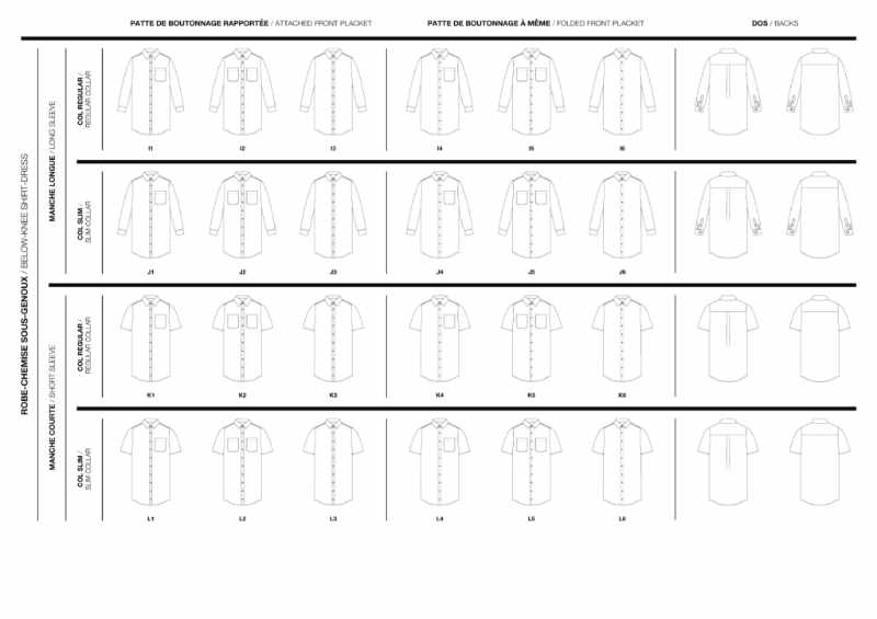 Aimé Unisex Shirt Sewing Pattern, I AM Patterns