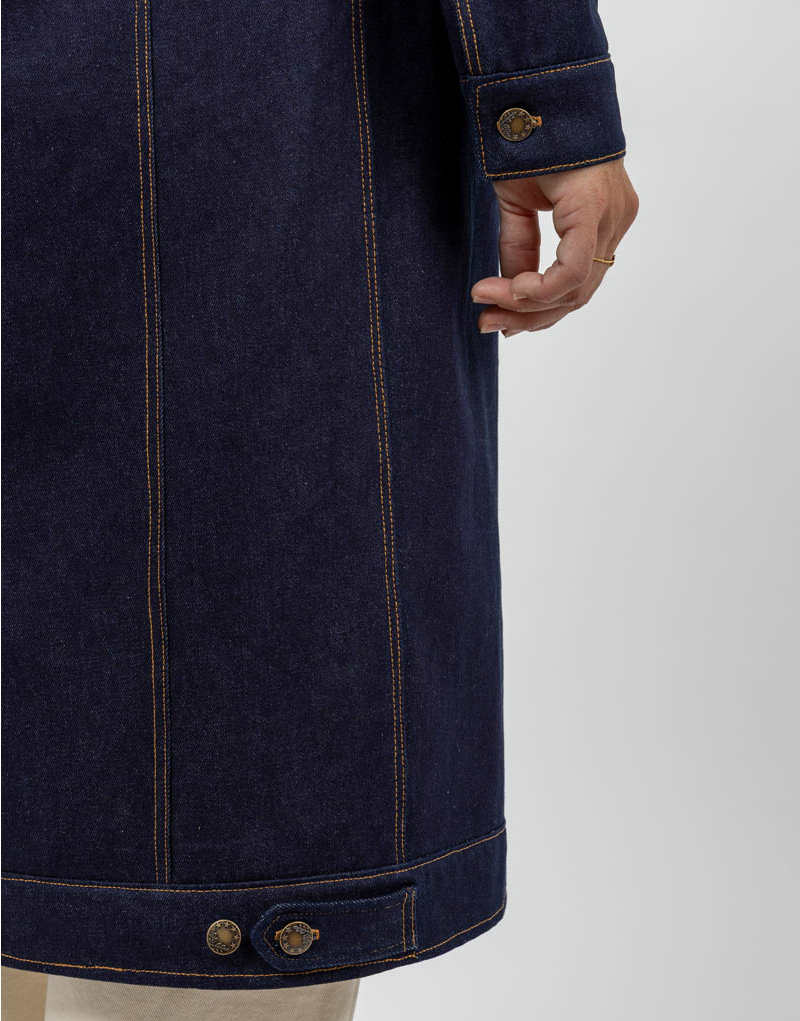 Gold Denim Jacket Sewing Pattern, I AM Patterns