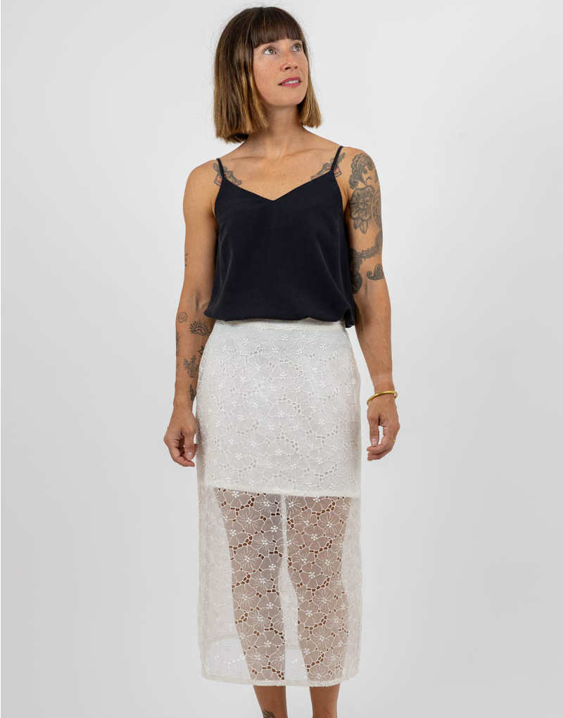 Ruby Denim Skirt Sewing Pattern, I AM Patterns