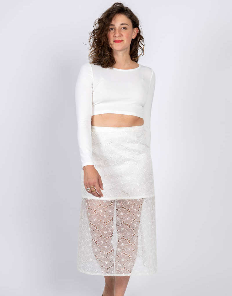 Ruby Denim Skirt Sewing Pattern, I AM Patterns