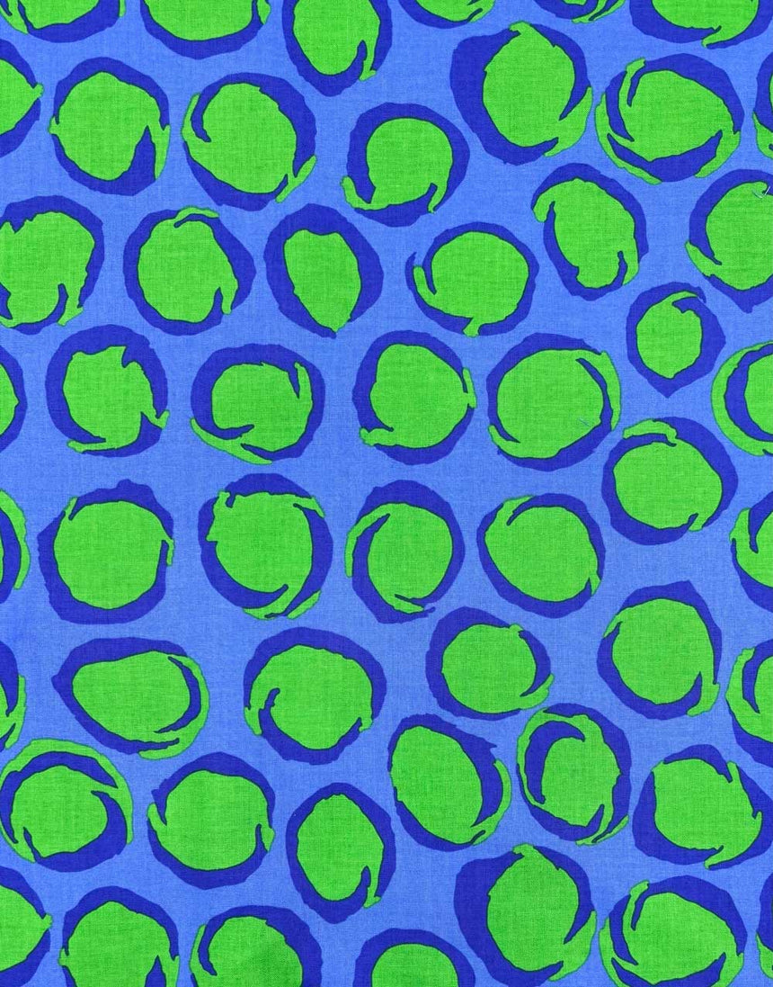 Blue Twist Cotton Fabric, Kaffe Fasset Collective