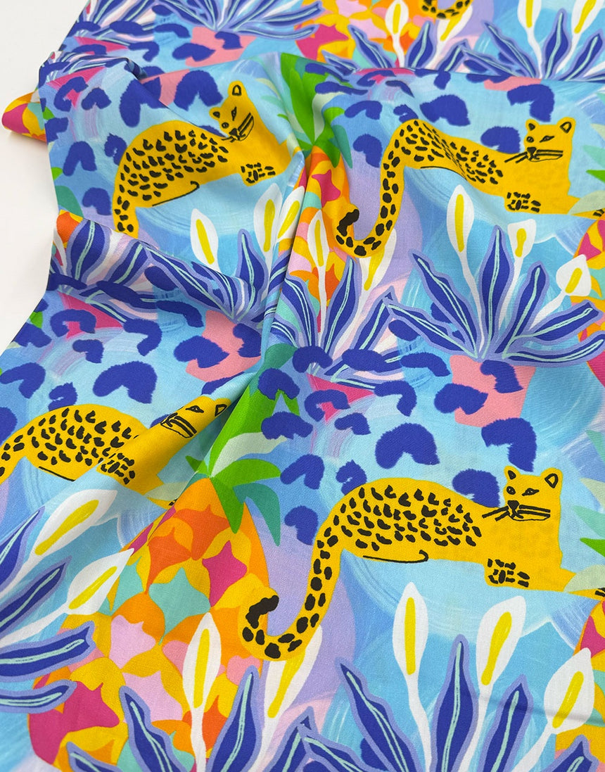 Pine Atoll Karina+Kind Cotton Poplin Fabric