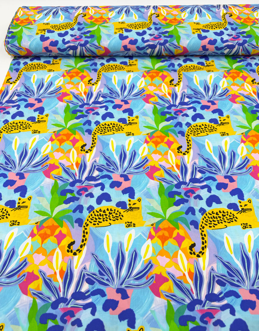 Pine Atoll Karina+Kind Cotton Poplin Fabric