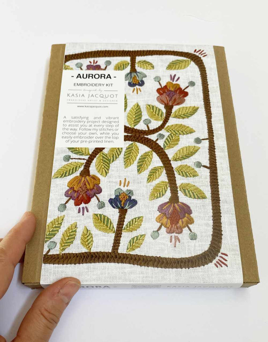 Aurora Embroidery Kit, Kasia Jacquot