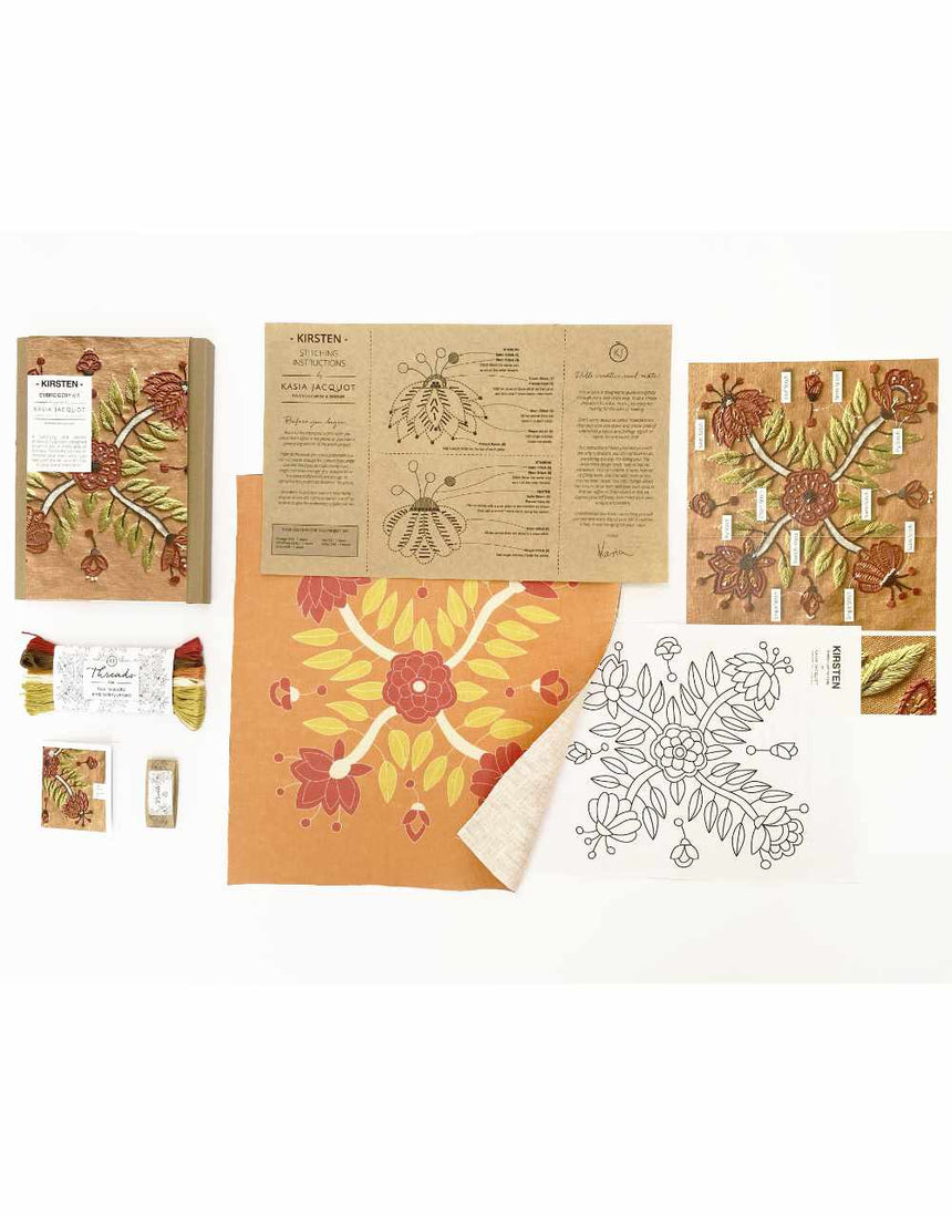 Kirsten Embroidery Kit, Kasia Jacquot