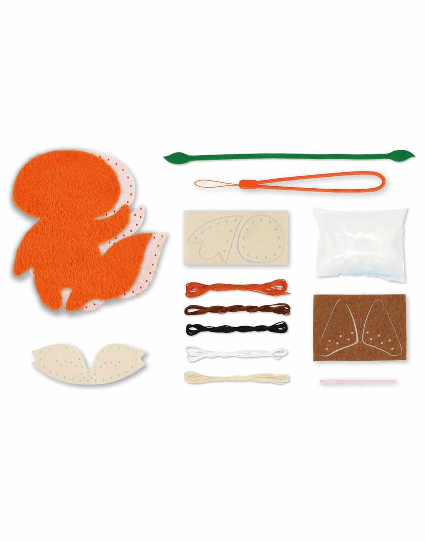 Fox Keyring First Sewing Kit