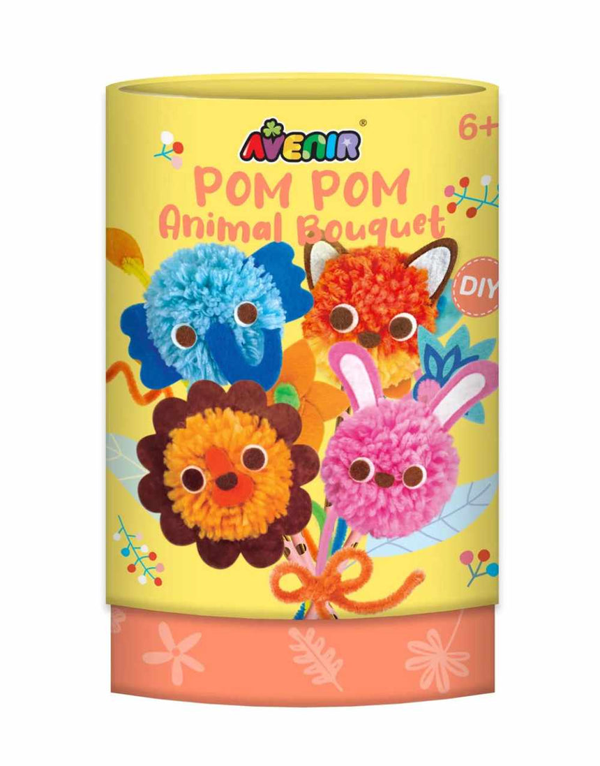 Animal Bouquet Pom Pom Kit