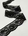 Knicker Elastic with Flowers, 33mm Wide