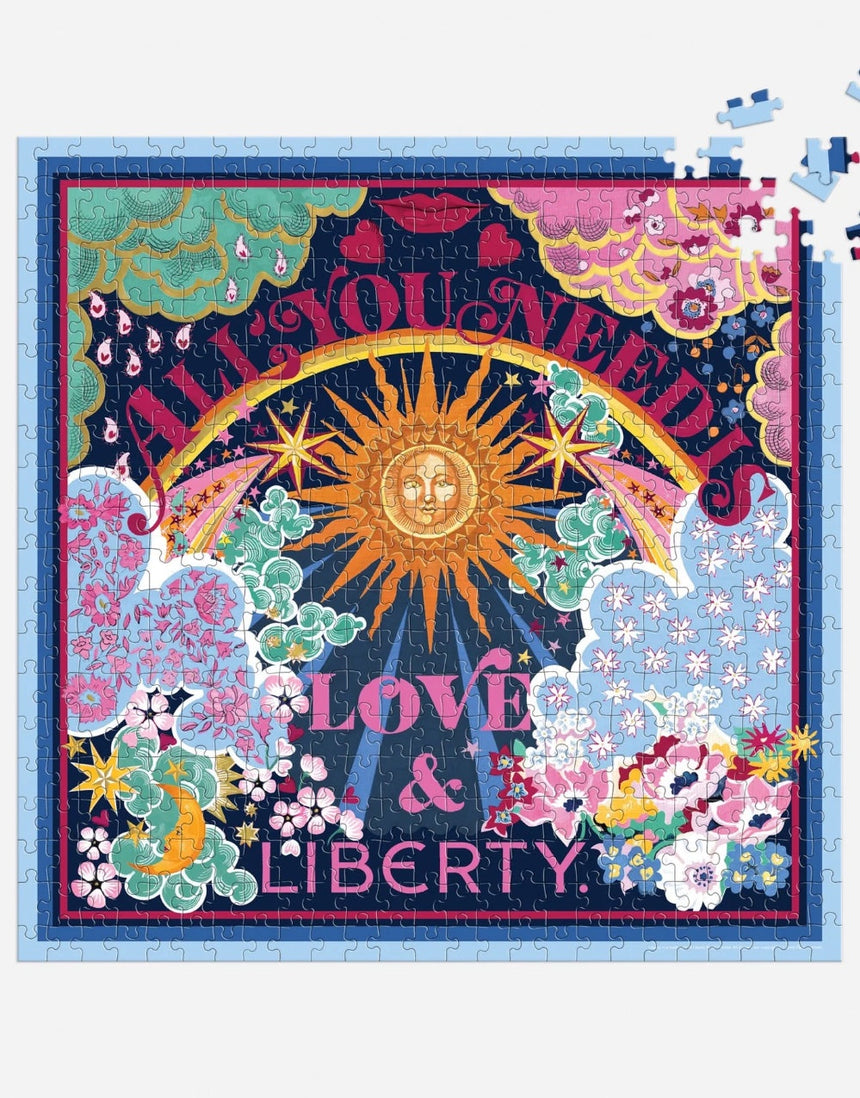 Liberty All You Need is Love 500 Piece Puzzle