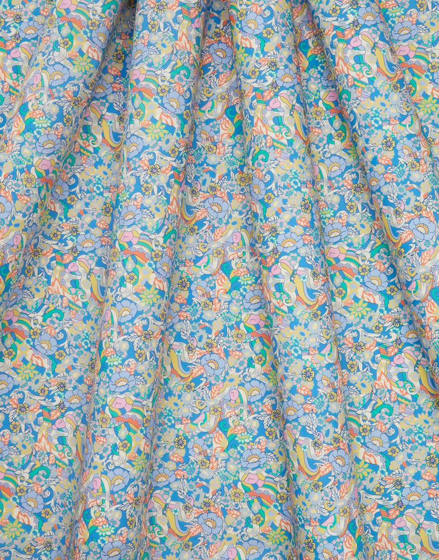 Liberty Cotton Poplin Fabric Dress Rehearsal C