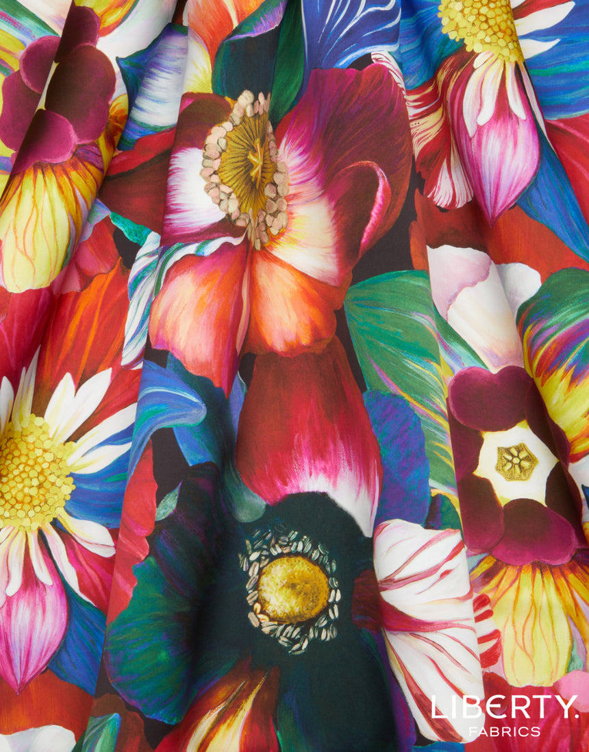 Liberty Fabrics Belgravia Silk Satin, Hybrid A