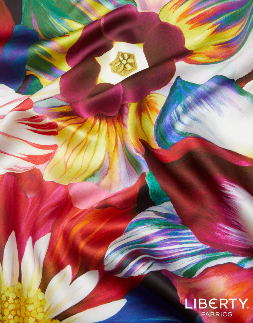 Liberty Fabrics Belgravia Silk Satin, Hybrid A