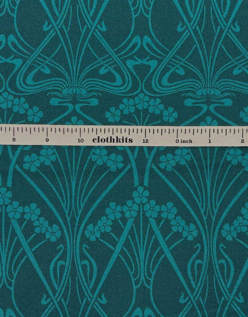 Liberty Fabrics Lantana Cotton & Wool Blend, Nouveau Ianthe A