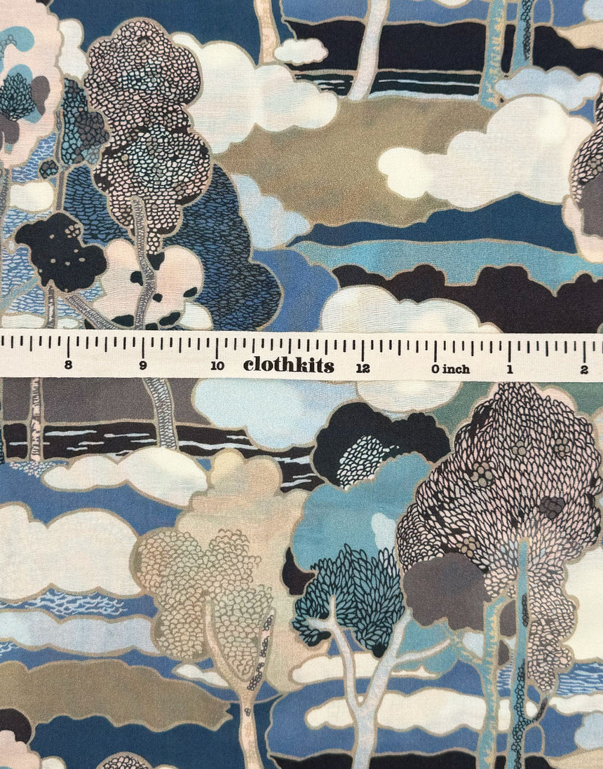 Liberty Fabrics Oakshott Viscose Voile, Prospect Road B