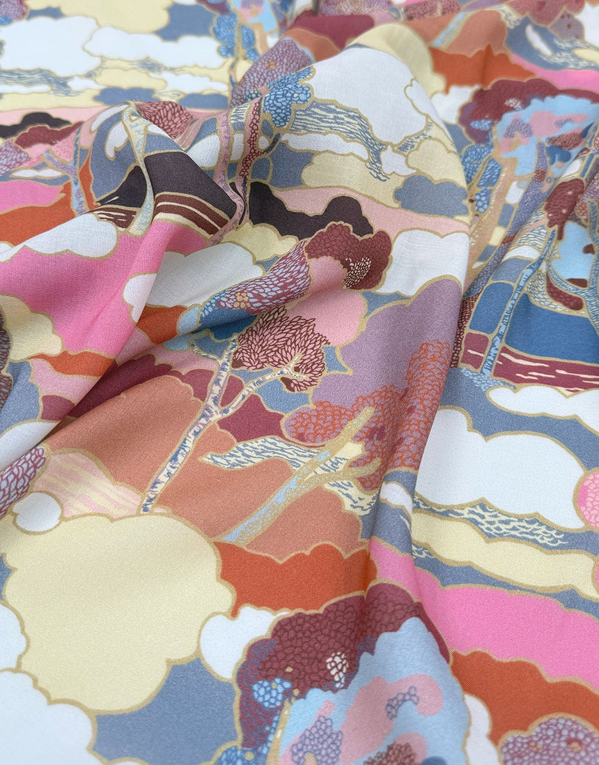 Liberty Fabrics Oakshott Viscose Voile, Prospect Road A