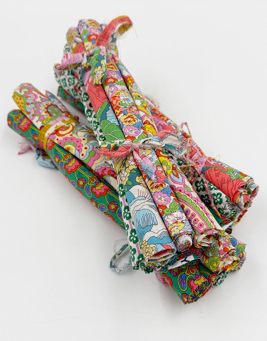 Liberty Fabrics Tana Lawn® Fat Quarter Bundle, Floral Rebellion - Spring Garden Palette