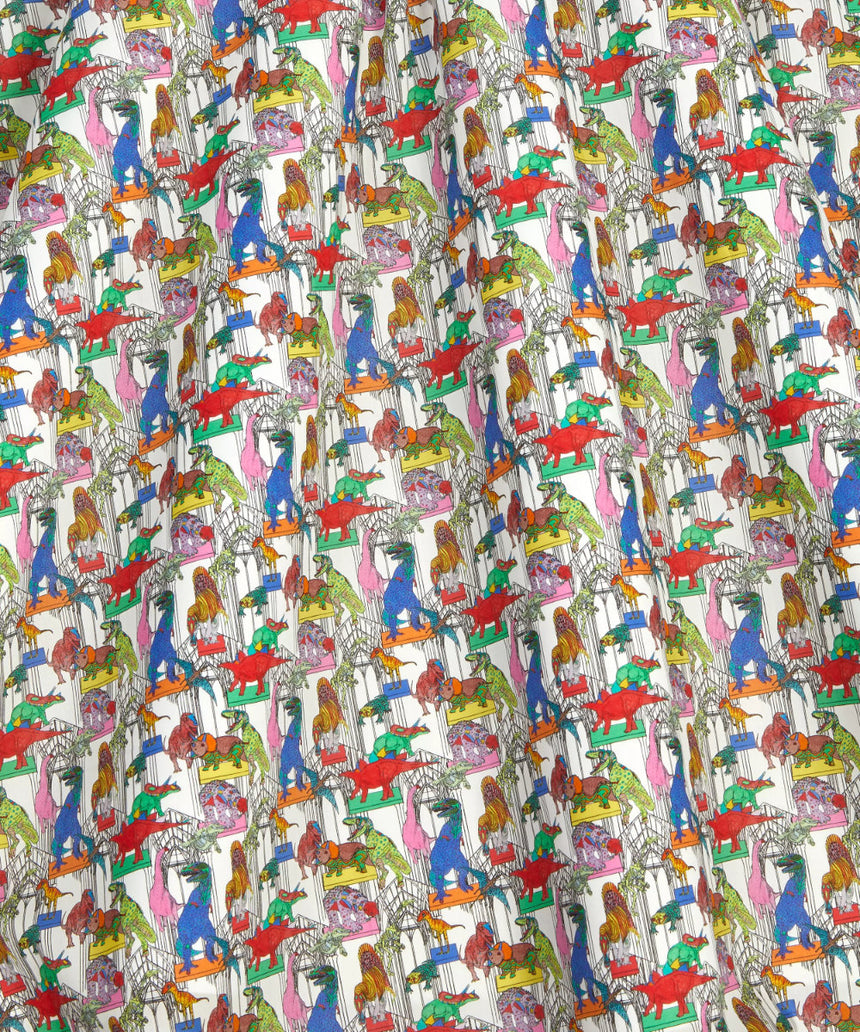 Liberty Fabrics Organic Tana Lawn® Claws Roars n Dinosaurs C