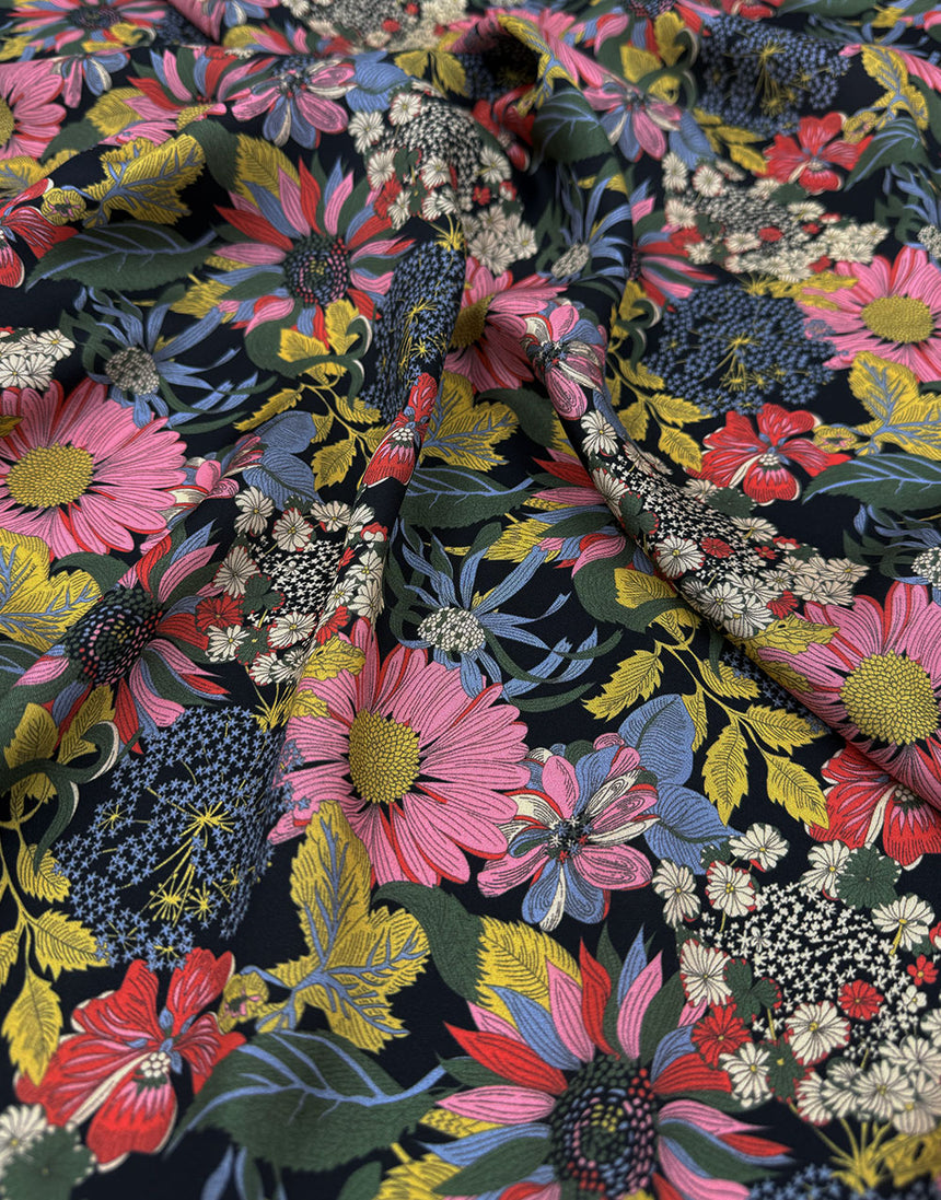 Liberty Fabrics Bickington Satin Viscose, Angelica Garla A