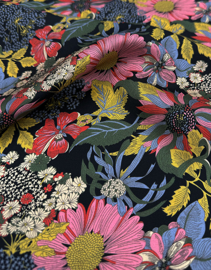 Liberty Fabrics Bickington Satin Viscose, Angelica Garla A