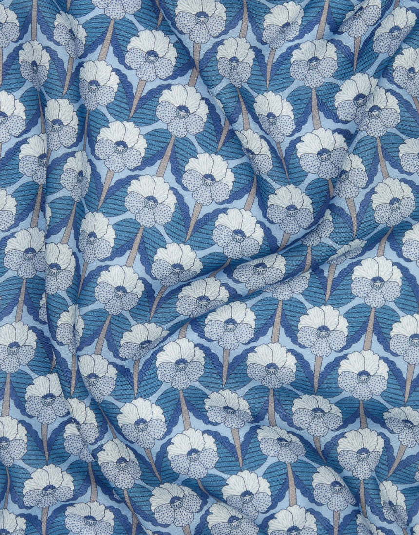 Liberty Fabrics Oakshott Viscose Voile, Chevron A